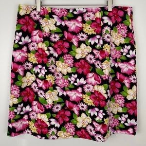 COURTENAY floral mini skirt 16W